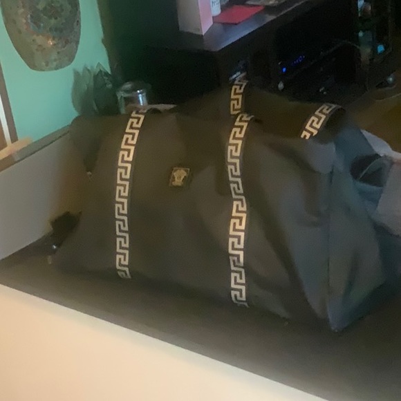 Versace Bags Versace Duffel Bag Gym Weekender Traveler Bag Luggage